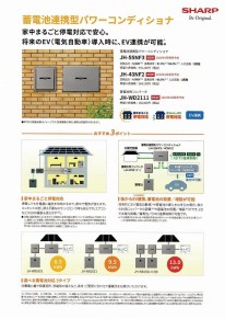 シャープ　第3世代パワーコンンディショナ　カタログ　画像