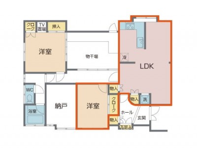 間取り図 AFTER 間取り図 AFTER