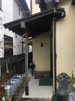 雨樋施工前 雨樋施工前
