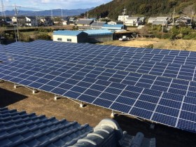 事業用太陽光発電　愛知県豊橋市　野立て　K邸