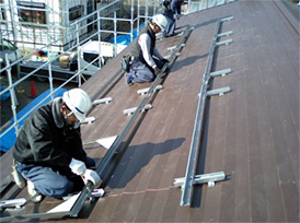 金属屋根工法